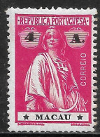 Macao Macau – 1913 Ceres Type 4 Avos Mint Stamp - Usati