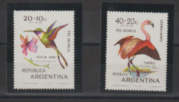 Argentine 1970 Oiseaux 862 + PA 130, 2 Val ** MNH - Nuevos