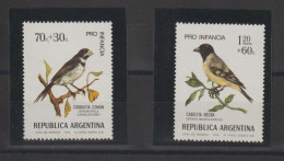 Argentine 1974 Oiseaux 968-69, 2 Val ** MNH - Nuovi