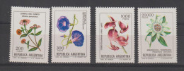 Argentine 1982 Fleurs 1312-15, 4 Val ** MNH - Unused Stamps