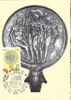 ITALIE - CARTE MAXIMUM - Yvert N° 1636 - ITALIA 85 - MIROIR En ARGENT - Cartoline Maximum