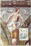 ITALIE - CARTE MAXIMUM - Yvert N° 1639 - ITALIA 85 - VENUS Sur Son CHAR - OEUVRE De RAPHAEL - Maximumkarten (MC)