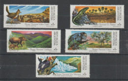 Argentine 1989 Parc Nationaux 1666-70, 5 Val ** MNH - Unused Stamps