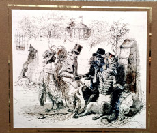 Dessin Gustave Doré, Animaux Humanisés, Costumes Cérémonie, Chien Pintade, Renard, Singe - Photo - Zeichnungen