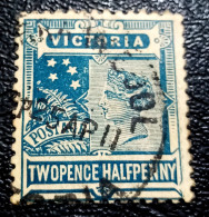 Victoria, 1901, SG 388a 2.1/2d Deep Blue. VF - Oblitérés