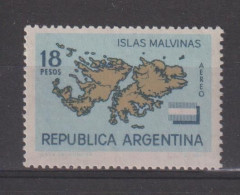 Argentine 1964 Iles Malouines PA 97, 1 Val ** MNH - Luftpost