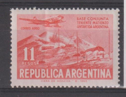 Argentine 1965 Base Antarctique PA 103, 1 Val ** MNH - Poste Aérienne