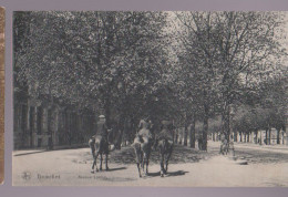 Cpa Bruxelles Avenue Louise  Cavaliers  1913 - Lanen, Boulevards