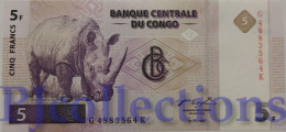 CONGO DEMOCRATIC REPUBLIC 5 FRANCS 1997 PICK 86A UNC - Comoros