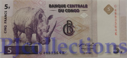CONGO DEMOCRATIC REPUBLIC 5 FRANCS 1997 PICK 86A UNC - Comoren