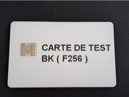 ARGENTINA CHIPCARD / CARTE DE TEST / BK (F256) / WHITE CARD    **13698** - Argentinien