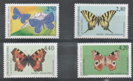 Andorre Francais 1994 Papillons 432/33 - 451/52 Neuf  Avec Gomme Sans Charnières Cf Scan - Ungebraucht