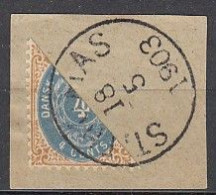 M2082. Danish West Indies 1901, AFA 7Bx/ Michel 18IH. Cancelled - Denmark (West Indies)