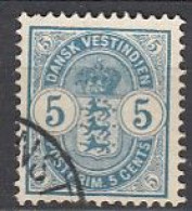 M2085. Danish West Indies 1900, AFA 17/ Michel 22. Cancelled - Denmark (West Indies)