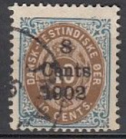 M2088. Danish West Indies 1902, AFA 21/ Michel 26I. Cancelled - Denmark (West Indies)