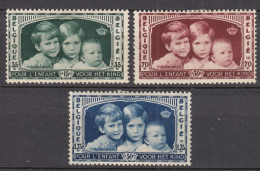 Belgium 1935 Mi#396-398 COB#404-406 Mint Hinged - Unused Stamps
