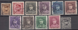 Belgium 1931/1932/1934 Albert Complete Mi#305-313 #332 #376 Used - Used Stamps