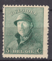 Belgium 1919 Helmet Mi#147 Mint Hinged - 1919-1920  Cascos De Trinchera