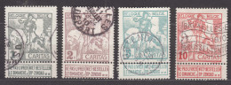 Belgium 1910 Caritas Mi#81-84 I Used - 1910-1911 Caritas