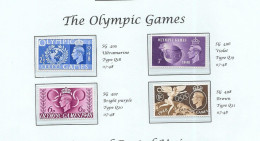 Gb 1948 - OLYMPIC Games   SG495/498 (4)   MNH  - See Notes & Scans - Neufs