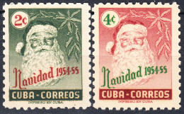 CUBA 1954, CHRISTMAS, SANTA CLAUS, COMPLETE, MNH SERIES With GOOD QUALITY, *** - Ungebraucht