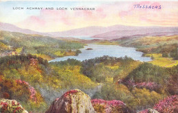 ECOSSE - Trossachs - Loch Achray And Loch Vennachar - Carte Postale Ancienne - Andere & Zonder Classificatie