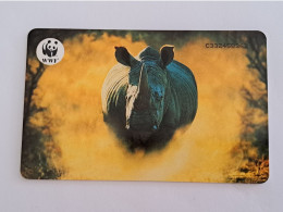 NETHERLANDS / WWF/WNF / CHIP/ RHINO  /  ADVERTISING /DIFFICULT CARD /  HFL 2,50 / CRD 531  MINT !!  ** 13721** - Privé
