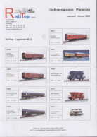 Catalogue RailTop-onLine 2009 Lieferprogramm-Preisliste HO 1:87 - German