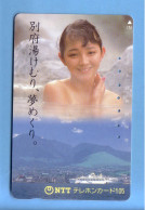 Japan Japon Telefonkarte Phonecard -  Girl Femme Women Frau NTT 390 - 353 - Personen