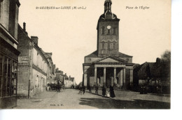 SAINT GEORGES SUR LOIRE PLACE DE L'EGLISE - Saint Georges Sur Loire