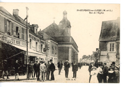 SAINT GEORGES SUR LOIRE RUE DE L'EGLISE HOTEL DE LA TETE NOIRE DURAND HOTEL DU CHEVAL BLANC BERNIER - Saint Georges Sur Loire