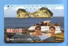 Japan Japon Telefonkarte Phonecard -  Girl Femme Women Frau NTT 330 - 130 - Personnages