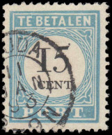 Netherlands Postage Due 1881-94 15c Perf 13 Type III Fine Used. - Postage Due