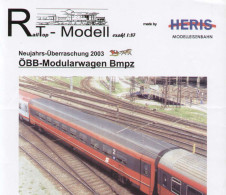 Catalogue RailTop-onLine 2003 Info Neuheiten HERIS HO 1:87 - Alemania