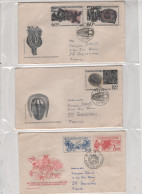 LOT DE 12 ENVELOPPES 1er JOUR DE TCHECOSLOVAQUIE DE 1968 - Briefe U. Dokumente