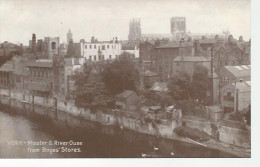 22517) UK GB York Minster & River Ouse From Boyes' Stores By Delittle, Fenwick & Co - York