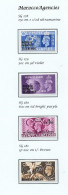 Gb 1948  Olympic Games Overprinted  Morocco Agencies   SG179/181(4)    MOUNTED MINT- See Notes & Scans - Ongebruikt