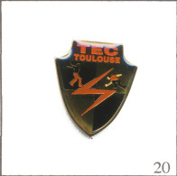 Pin's EGF-GDF / Club Multisports TEC (Toulouse Electrogaz Club) - Section Pétanque. Est. TS. Epoxy. T969-20 - EDF GDF