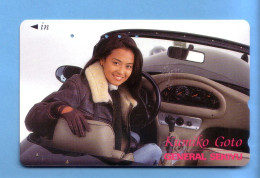 Japan Japon Telefonkarte Phonecard -  Girl Femme Women Frau Kumiko Goto General Sekiyu - Personnages