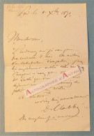 ● L.A.S 1871 Léon LABBE Chirurgien & Homme Politique Né à Merlerault - Lettre Autographe - Médecine - Orne - Politico E Militare