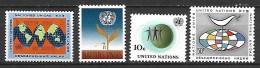 NATIONS - UNIES    -    1964 .  Y&T N° 124 à 124 ** .  Série Complète. - Nuovi