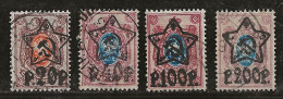 Russie 1922-1923 N° Y&T :  191 Et 193 à 195 Obl. - Usati