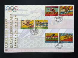 ENVELOPPE NATIONS UNIS GENEVE 2008 / LE SPORT POUR LA PAIX / OLYMPICS GAMES BEJING 2008 - Storia Postale