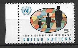 NATIONS - UNIES    -    1965 .  Y&T N° 146 ** .  Démographie - Nuovi