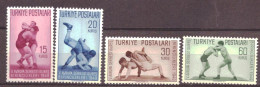 Turkije / Turkey / Turkiye 1231 T/m 1234 MNH ** Sports Wrestling (1949) - Ungebraucht