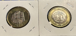 MACAU 1997 10 PATACAS BIMETAL, ALMOST UNC - Macao