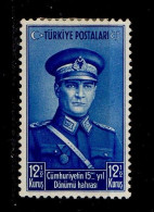 Turkey 1938, Michel 1034, */MH - Neufs