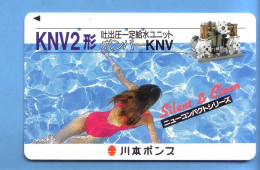 Japan Japon Telefonkarte Phonecard -  Girl Femme Women Frau - Personnages