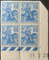 R1118(2)/121 - 1929 - J D'ARC / ORLEANS - N°257 BLOC NEUF** CdF Avec CD - ....-1929