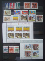 PORTUGAL MNH** 1972 To 1978 EUROPA 7 SETS + 2 BLOCS / Includes 1975 1976 - Lotes & Colecciones